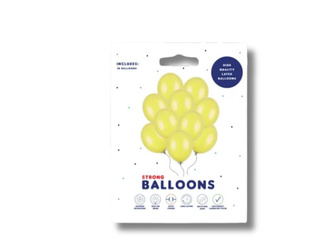Balony Strong 30cm - Metallic Lemon Zest - 10 szt.