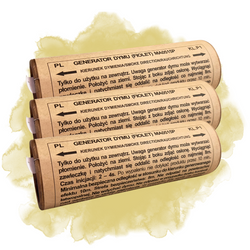 ZESTAW 3 x Granat dymny dwustronny - ŻÓŁTY - 60 sekund - MAXSEM