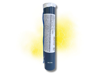 MINA DYMNA ŻÓŁTA Z ZAPALNIKIEM - CRACKLING - 40mm