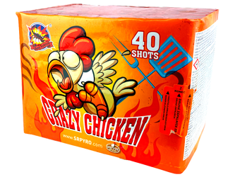 WYRZUTNIA CRAZY CHICKEN - 40 strzałów - 25mm - CLE4092 - SRPYRO