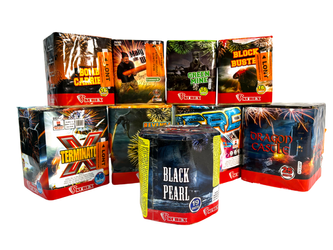 ZESTAW SYLWESTROWY 400 PLN - DO DŁUGIEJ ZABAWY - 9 WYRZUTNI