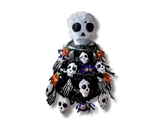 Balon Foliowy 3D Straszne Drzewo - Halloween - 85 x 103 cm