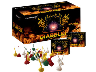 CAŁY KARTON 50x DIABEŁKI KOLOROWE - TXP082A - Triplex