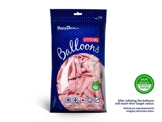 Balony Strong 23cm - Pastel Pale Pink - 100 szt.