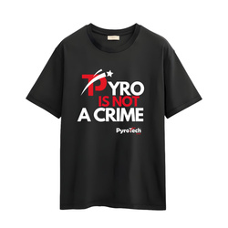 T-SHIRT PyroTech SHOP - XL - czarny - 1 szt.