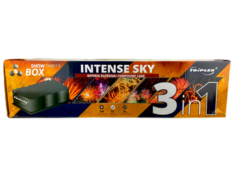 POKAZ FAJERWERKÓW INTENSE SKY - 200 strzałów - 20mm - TXB013 - Triplex
