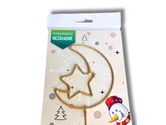 x ZIMNE OGNIE 33CM KSIĘŻYC Z GWIAZDĄ - VPV09 - Triplex - 1 szt x