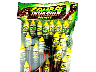 RAKIETY ZOMBIE INVASION - 21 sztuk - RS21Z - Klasek