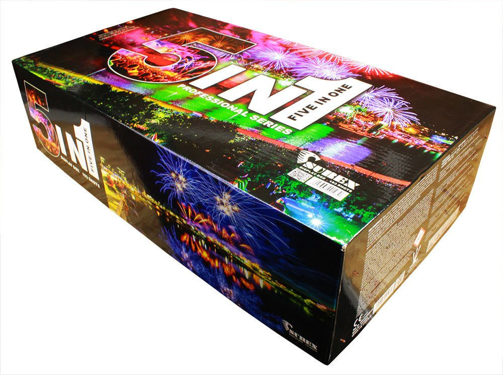 ZESTAW WYRZUTNI ZŁOŻONYCH ASSORTED CAKE 5in1 - 193 strzałów - 25