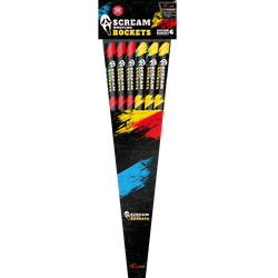 ZESTAW RAKIET SCREAM - 6 sztuk - PXR226 - PIROMAX