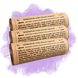 ZESTAW 3 x Granat dymny dwustronny - FIOLETOWY - 60 sekund - MAXSEM