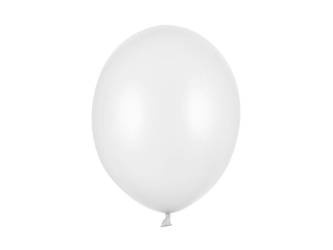 Balony Strong 30cm - Metallic Pure White - 10 szt.