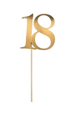 Topper papierowy - Liczba 18 - 23cm