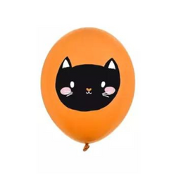 Balon Strong 30 cm - Hocus Pocus - Kotek - Halloween - 1 sztuka