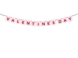 Baner papierowy - Valentines Day - 150 x 13cm