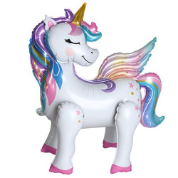 Balon Foliowy Jednorożec 3D - 61 x 66 x 32 cm