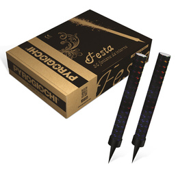 Fontanna tortowa - Czarna - Holo Gwiazdki - 14.5cm - 1 sztuka