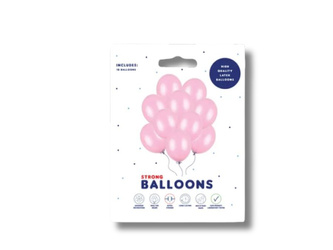 Balony Strong 30cm - Metallic Candy Pink - 10 szt.
