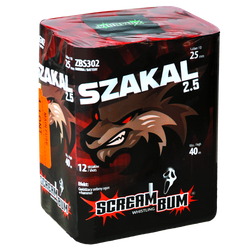 WYRZUTNIA SZAKAL 2.5 - SCREAM BUM - 12 strzałów - 25 mm - ZBS302 - ZomBum