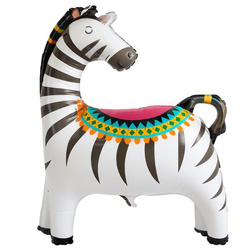 Balon Foliowy Zebra - 76.7 x 88.2 cm