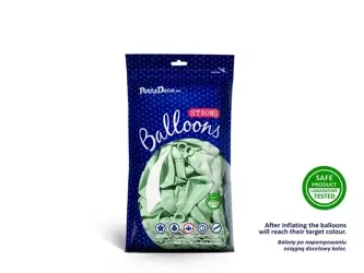 Balony Strong 12cm - Pastel Pistachio - 100 sztuk