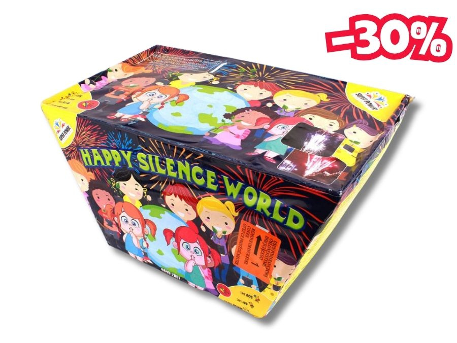 CICHA WYRZUTNIA FAJERWERKI HAPPY SILENCE WORLD - 49 strzałów