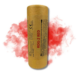 ŚWIECA DYMNA - Czerwona - Zawleczka - RDG-2-RED - Ark-O