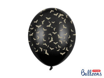 Balon Strong 30cm - Nietoperze - Pastel Black - 1 sztuka