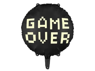 Balon foliowy, Game over - 45 cm