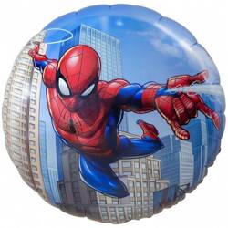 Balon foliowy - Okrągły - Spider-Man - 60 cm - 1 szt.
