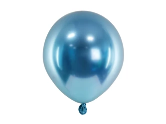 Balony Glossy 12cm - Niebieski - 50 sztuk