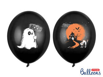 Balony Strong 30cm - Duszek - Pastel Black - 50 sztuk