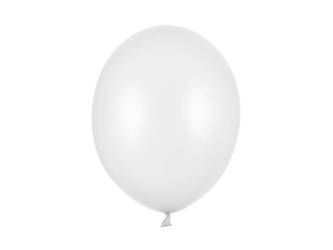 Balony Strong 30cm - Metallic Pure White - 10 szt.