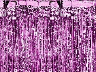 Kurtyna Party - Purpurowa - 90 x 250cm